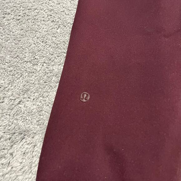 Lululemon Pants Womens 6 On The Fly Dress Maroon Performance Jogger - Picture 4 of 10